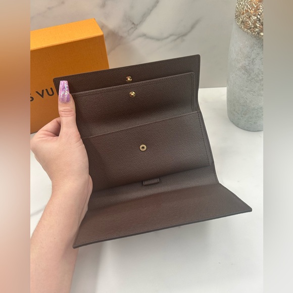 ❌SOLD❌🔥Louis Vuitton•Damier Ebene Port Tresor International Long Wallet - Picture 5 of 8